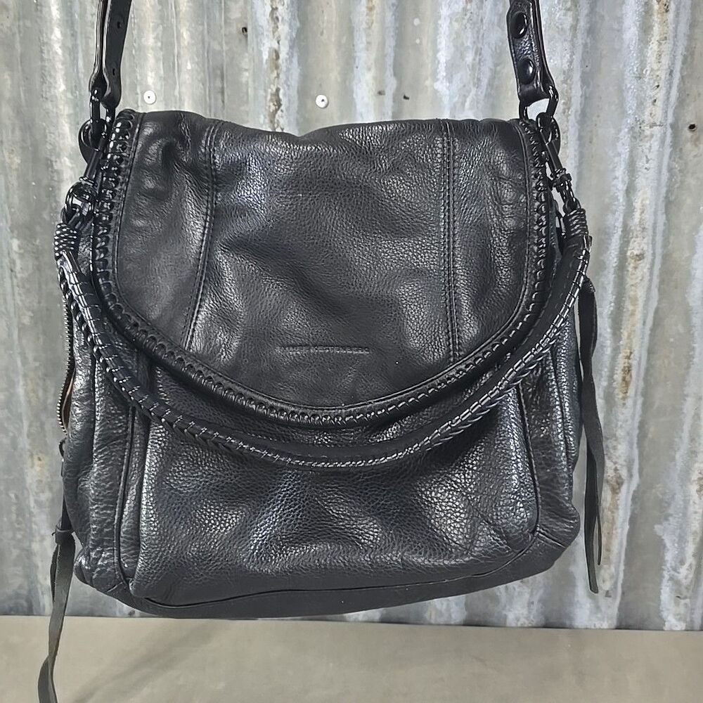 Aimee Kestenberg Handbag all for love Black Woven Strap Crossbody Shoulder